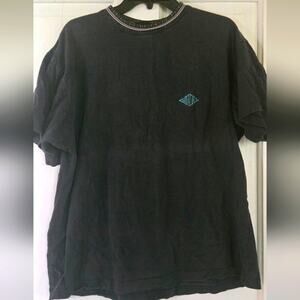 Vintage 90s Faded Black Gotcha T-Shirt Size L